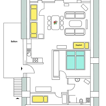 Apartament Lindenhof 3, Dachgeschoss *
